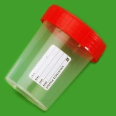 Numune Kabı, Plastik, PP, Hacim 180 ml,Steril, Etiketli